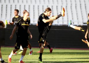 Η προπόνηση της ΑΕΚ στο ΟΑΚΑ (PICS)