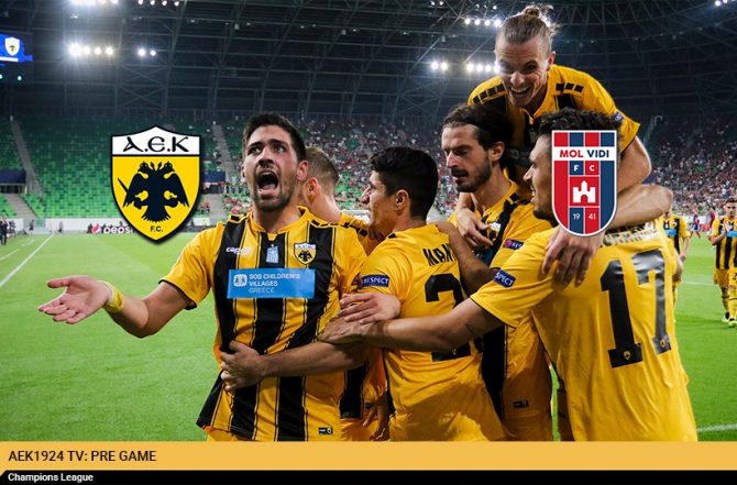 AEK1924 TV: PRE GAME ΑΕΚ – Βίντι