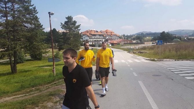 Πρωινή προπόνηση στο Ζλάτιμπορ (pics)