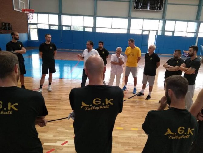 Προπόνηση στους Αγίους με Αλεξίου