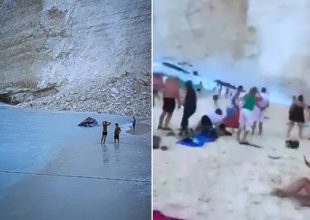 Ντοκουμέντο: Η στιγμή της κατολίσθησης στο Ναυάγιο