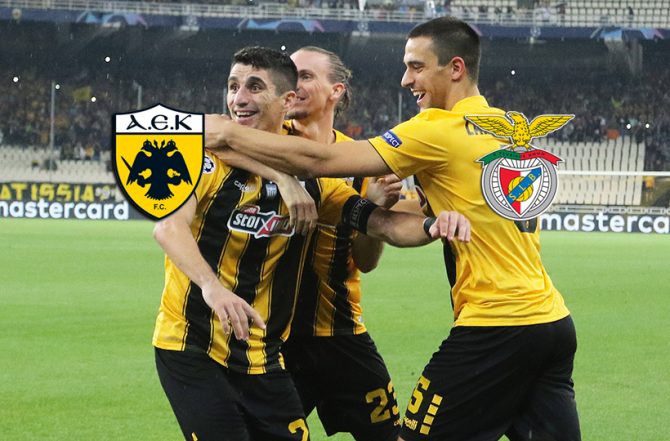 LIVE ΑΕΚ – Μπενφίκα
