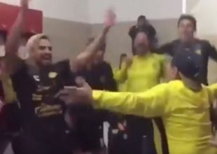Ο Μαραντόνα έδωσε πάλι το σύνθημα και τους ξεσήκωσε στα αποδυτήρια (vid)
