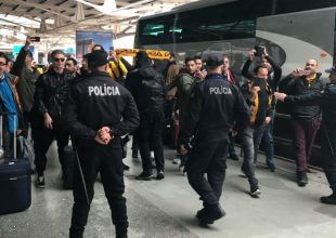 Υποδοχή στο αεροδρόμιο της Λισαβόνας!