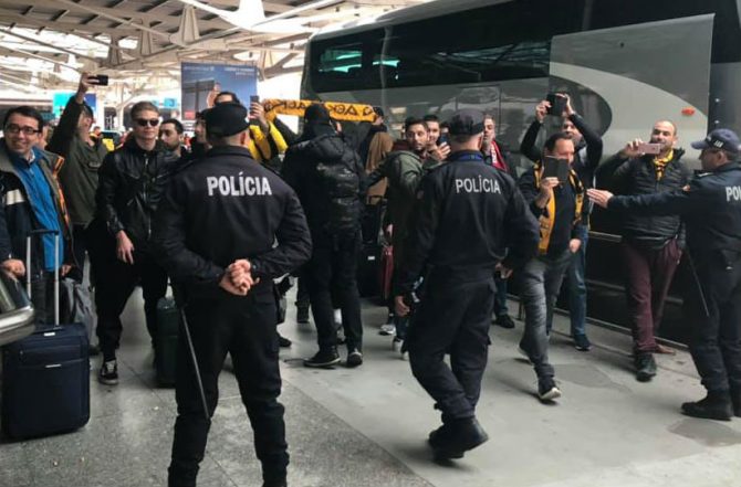 Υποδοχή στο αεροδρόμιο της Λισαβόνας!