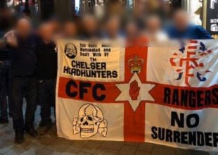 Οπαδοί της Τσέλσι κρατούσαν πανό με ναζιστικά σύμβολα στην Ουγγαρία!