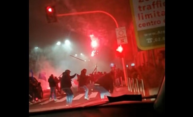 Σοκαριστικό βίντεο από τα επεισόδια με τον νεκρό πριν από το Ίντερ – Νάπολι