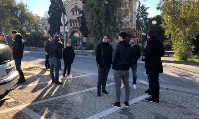 Στη Νέα Φιλαδέλφεια για τα Θεοφάνια οι ποδοσφαιριστές της ΑΕΚ (PICS)