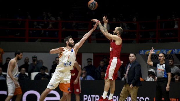 Προμηθέας – Ολυμπιακός 77-80: Αλώβητος στην Πάτρα