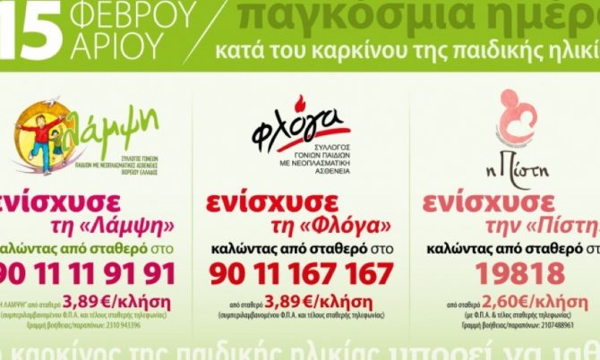 Στηρίζει τα παιδιά που πάσχουν από καρκίνο η Super League