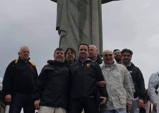 Η Βασίλισσα στο Άγαλμα του Χριστού Λυτρωτή στο Ρίο ντε Τζανέιρο (ΦΩΤΟ)