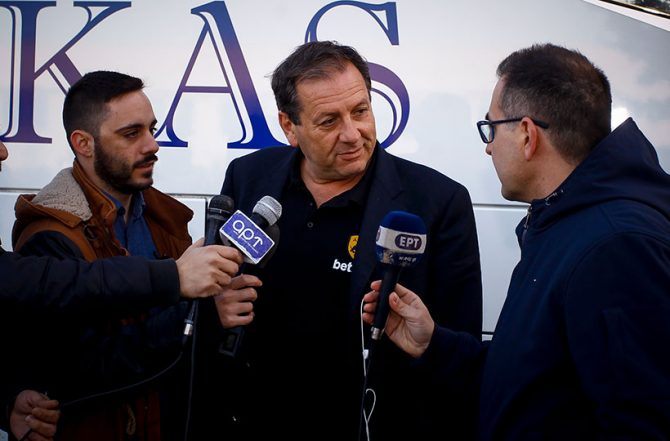 Αγγελόπουλος: «Μεγάλη χαρά και τιμή για την ΑΕΚ…»