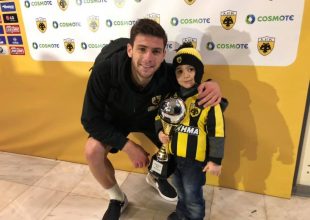 Ο μικρός Παντελής βράβευσε τον MVP Μπογέ!