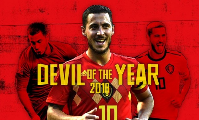 Κορυφαίος Βέλγος παίκτης για το 2018 ο Αζάρ