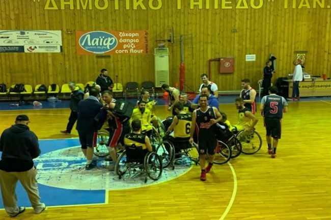 Νίκη και στην Πάτρα για την ομάδα μπάσκετ με αμαξίδιο της ΑΕΚ