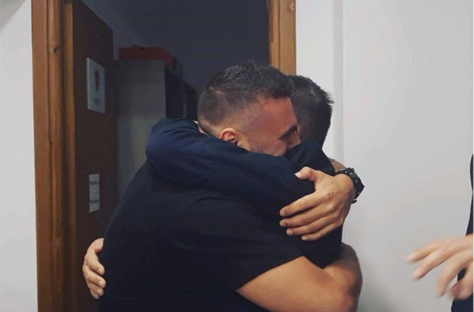 Η εξαιρετική υποδοχή στην ΑΕΚ από τους ανθρώπους του Ηφαίστου