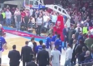 “Ντου” οπαδών του Ερυθρού Αστέρα στους παίκτες της Μπουντούτσνοστ