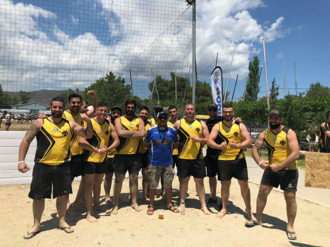 Όμορφες στιγμές στο Beach Rugby