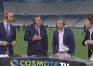 Πέταξαν μπουκάλι στον Κοπιτσή on camera! (vid)