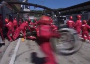 Pit stop παρωδία για τη Ferrari: Δεν είχαν φέρει τα ελαστικά