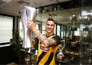 Ο Βράνιες στο AEK TV