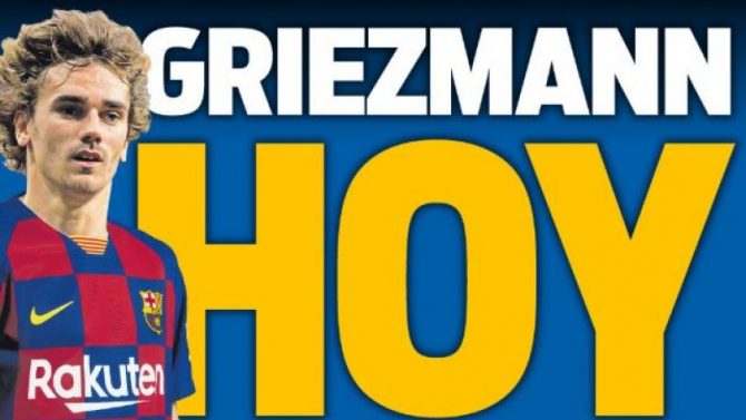 Η Sport… έντυσε ήδη τον Γκριεζμάν με τη φανέλα της Μπαρτσελόνα (pic)