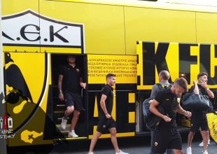 Το ταξίδι της ΑΕΚ για το Κίελτσε (VIDEO)