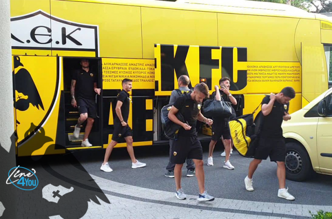 Στο Κίελτσε η αποστολή της ΑΕΚ! (pics+video)