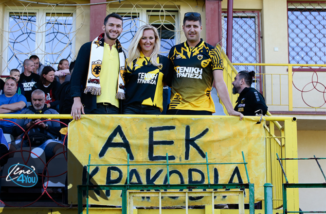 Κιτρινόμαυρη παρουσία στις εξέδρες (VIDEO)