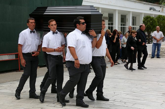 Το τελευταίο αντίο στον Νίκο Μήλα (ΦΩΤΟ)