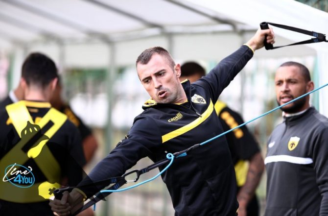 Ασκήσεις… στο υπαίθριο γυμναστήριο του Κιέλτσε