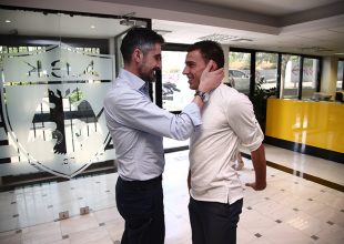 Τον υποδέχτηκε ο «Λύμπε» και ζήτησε το «11» (ΦΩΤΟ)