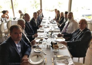 Γευμάτισαν με την ΑΕΚ οι αξιωματούχοι της UEFA (pics)