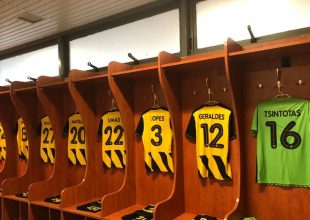 Έτοιμα τα αποδυτήρια της ΑΕΚ για τη ρεβάνς