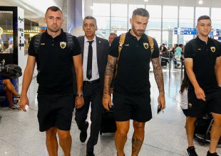 Πέταξε με υψηλές προσδοκίες για Κραϊόβα η ΑΕΚ (PICS)