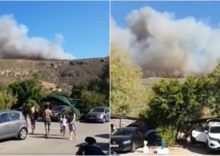 Φωτιά στην Ελαφόνησο: Εκκενώνεται το κάμπινγκ