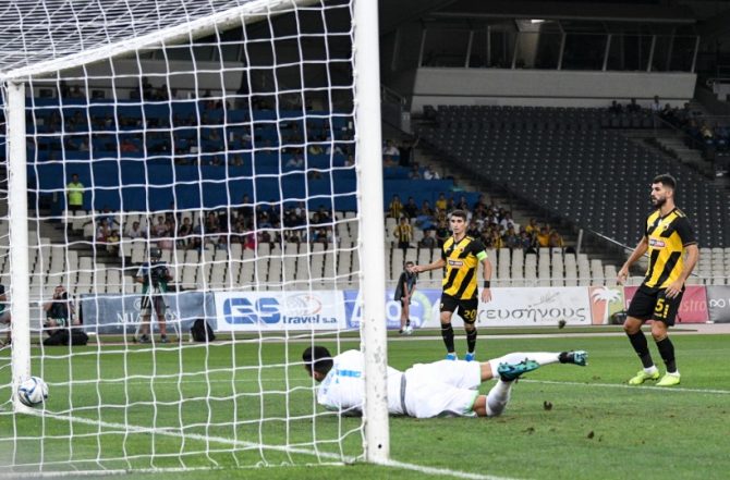 Το 1-0 της ΑΕΚ (VIDEO)