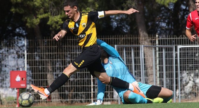 Ηττήθηκε η ΑΕΚ Κ19 σε φιλικό αγώνα