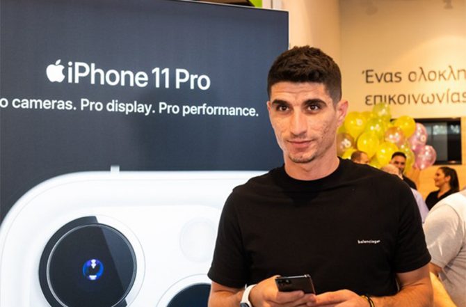 Στην COSMOTE ο Μάνταλος (PICS)