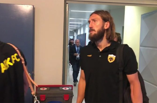 Η άφιξη των κιτρινόμαυρων στο «Θ. Κολοκοτρώνης» (VIDEO)