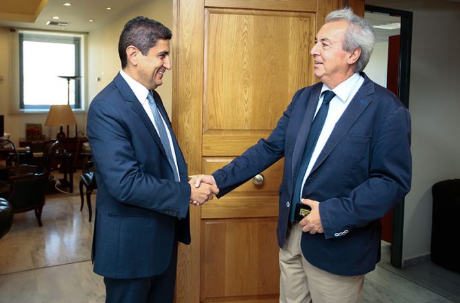 Αυγενάκης: «Θέλουμε να αγωνιστεί γρήγορα η ΑΕΚ στο νέο της γήπεδο!»
