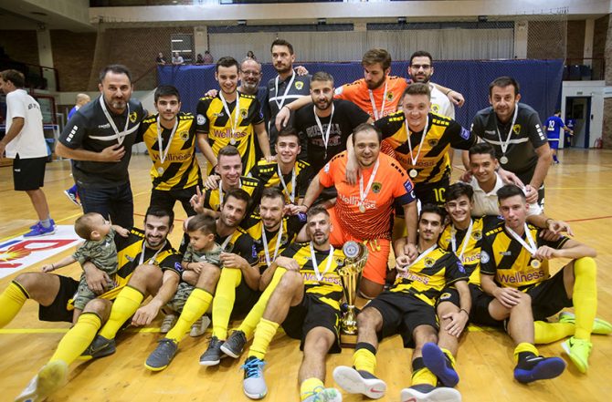 Πρωταθλήτρια η ΑΕΚ στο Futsal – Διακόπηκε οριστικά το πρωτάθλημα