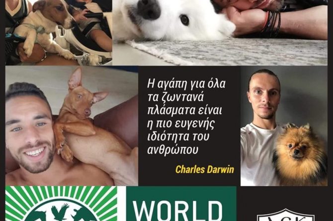 Το μήνυμα της ΑΕΚ για την παγκόσμια ημέρα ζώων (ΦΩΤΟ)