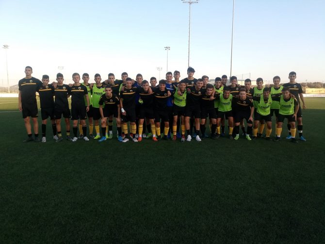 Φιλικό αγώνα της Κ17 με την Κ16