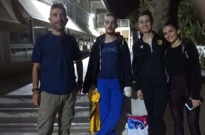 Η γυναικεία ομάδα βόλεϊ επισκέφθηκε τον Κούμπα