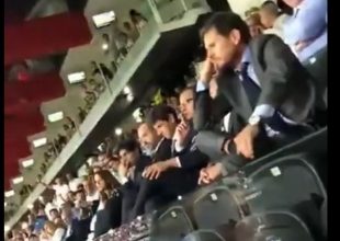 Tο Μεστάγια έβριζε τον πρόεδρο της Βαλένθια και αυτός έκανε νόημα να σωπάσουν (VIDEO)