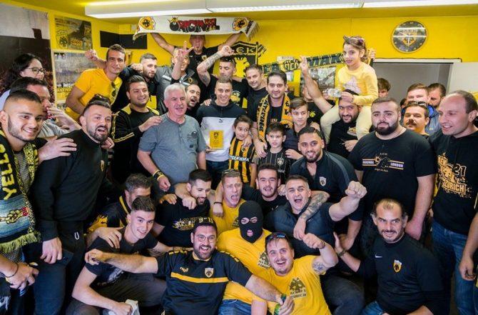 Ευχαρίστησε Βράνιες και ΠΑΕ ΑΕΚ το Club της Ζυρίχης