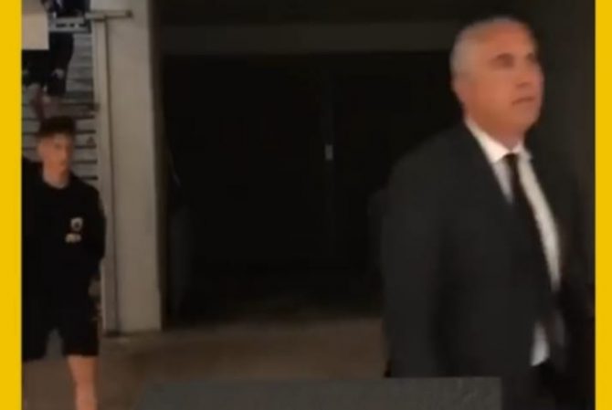 Η άφιξη της ΑΕΚ στο ΟΑΚΑ (VIDEO)