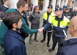 H εθνική Ιταλίας στο πλευρό των πλημμυροπαθών στην Βενετία