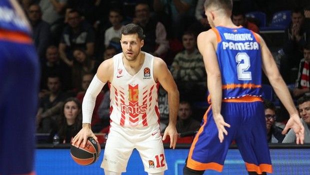 Ερυθρός Αστέρας – Βαλένθια 76-73: Ντεμπούτο με buzzer-beater για τον Σάκοτα στη Euroleague